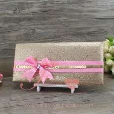 Customized Glitter Elegant Ghana Wedding Invitations Cards